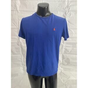 Ralph Lauren Youth Unisex T-Shirt; Blue Short Sleeve Shirt - Youth XL (18-20)